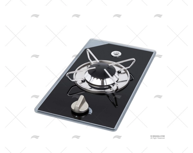 GAS HOB UNIT 1 BURNER 365x200mm