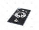 GAS HOB UNIT 1 BURNER 365x200mm