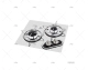 GAS HOB UNIT 2 BURNERS 350x320mm