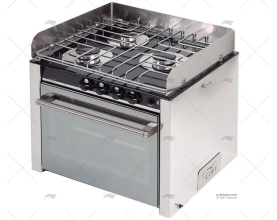 S.S. GAS COOKER 2 BURNERS WITH OVEN