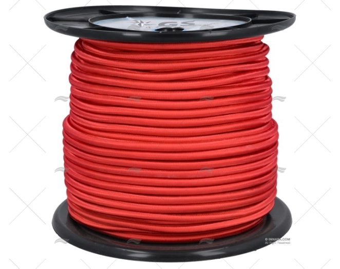 CIMA ELASTICO 10mm ROSSO   100m