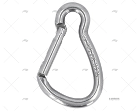 MOSCHETTONE SENZA OCCHIELLO 52mm INOX IMBRACATURA KONG
