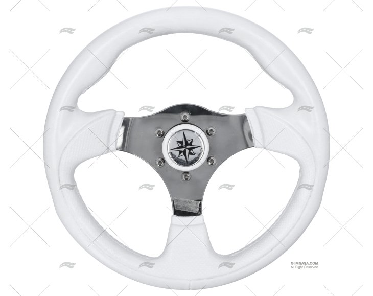 STEERING WHEEL T12W/30 WHITE 300mm SAVORETTI ARMANDO