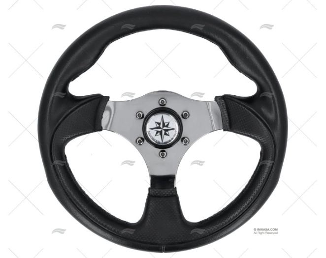 RUOTA DEL TIMONE 300mm T12B/30   NERO  P6 SAVORETTI ARMANDO