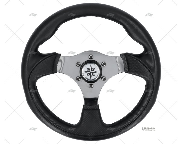 RUOTA DEL TIMONE 300mm T12B/30   NERO  P6 SAVORETTI ARMANDO