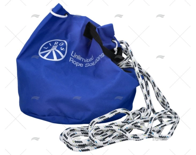 CABO HANDY ANCHOR 10mm BRANCO/AZUL 40m LIROS