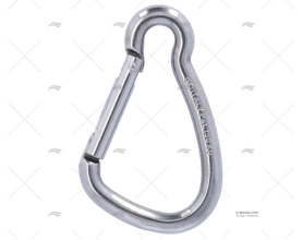 MOSQUETÃO SEM OLHAL 65mm INOX ARNÊS KONG