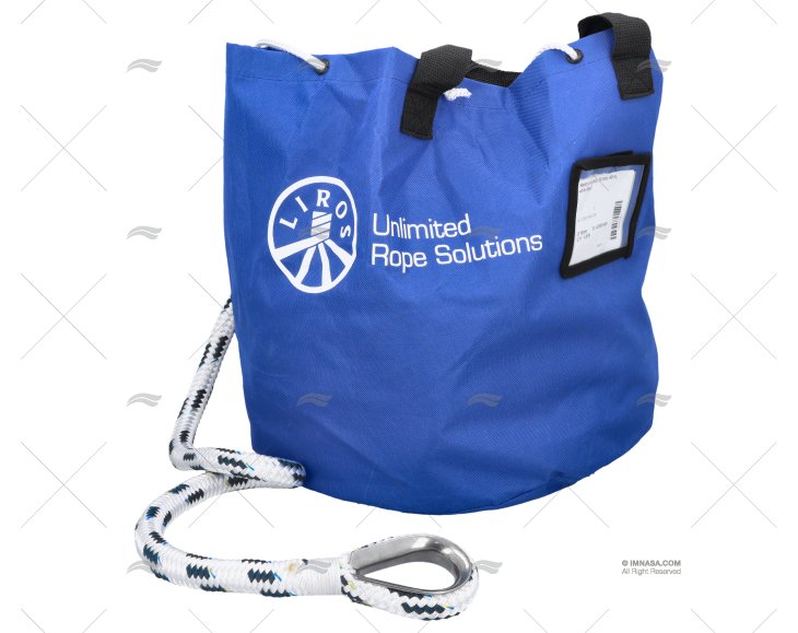 CABO HANDY ANCHOR 16mm BRANCO/AZUL 40m LIROS