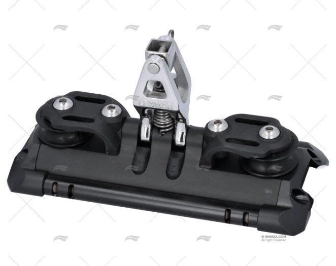 CARRELLO SCOTTA RANDA T2 C/BASE VERT. 2 PULEGGE LEWMAR