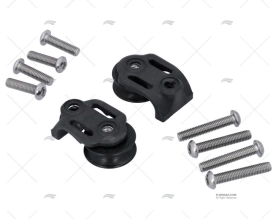 ASSEMBLAGGIO DI ANCORAGGIO NERO (1 SET) LEWMAR