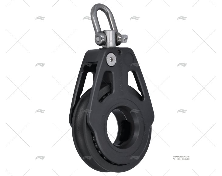 SIMPLE RACING PULLEY 80mm max. 12mm LEWMAR