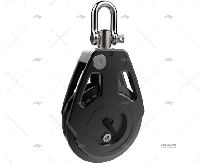 PULEGGIA REGATA SINGOLA WINCH 80mm MAX. 12mm LEWMAR