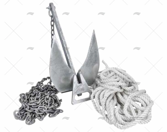 KIT ANCORAGGIO CON ANCORA DA 20kg IMNASA