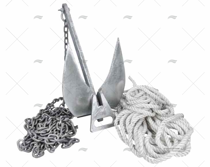 KIT ANCORAGGIO CON ANCORA DA 20kg IMNASA