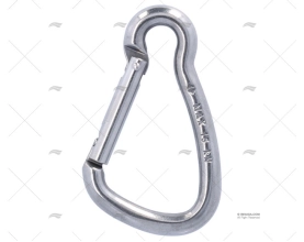 MOSCHETTONE SENZA OCCHIELLO 85mm INOX IMBRACATURA KONG