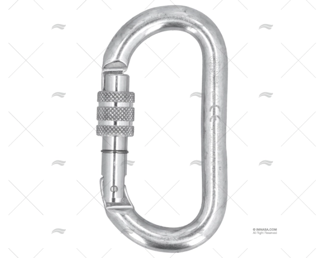 MOSCHETTONE KN22 UIAA L OVALE KEY LOCK