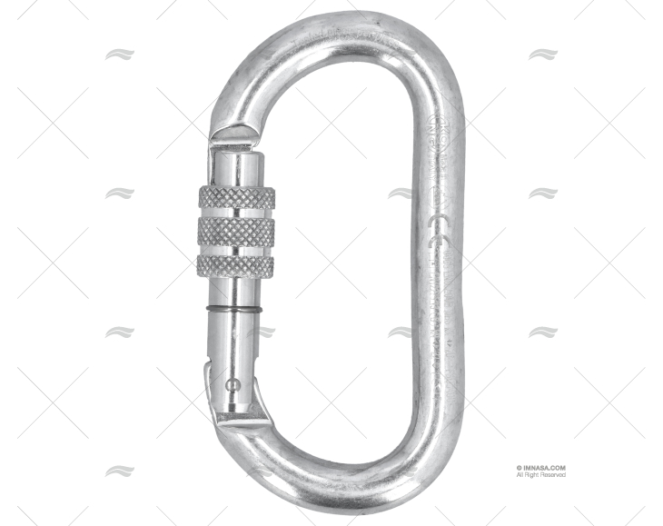 MOSQUETÃO KN22 UIAA L OVAL KEY LOCK
