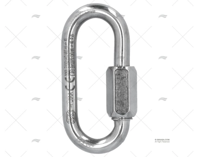 MAGLIA INOX OVALE QUICK LINK 8mm KONG