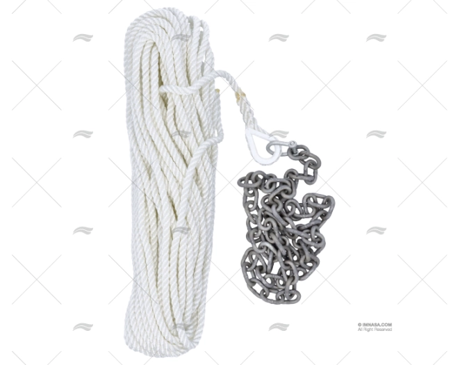 ROPE & CHAIN KIT +SHACKLE 30m/8mm