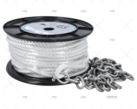 CIMA ANCORAGGIO C/CATENA  50m x 8mm