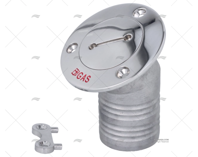 TAPPO CARBURANTE 50mm INOX 30º