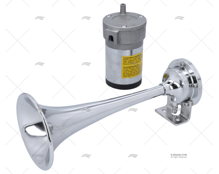 BUZINA 12V COMPRESSOR 241X89mm 123dB