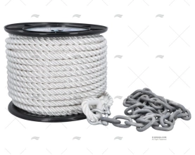 CIMA ANCORAGGIO C/CATENA  50m x12mm