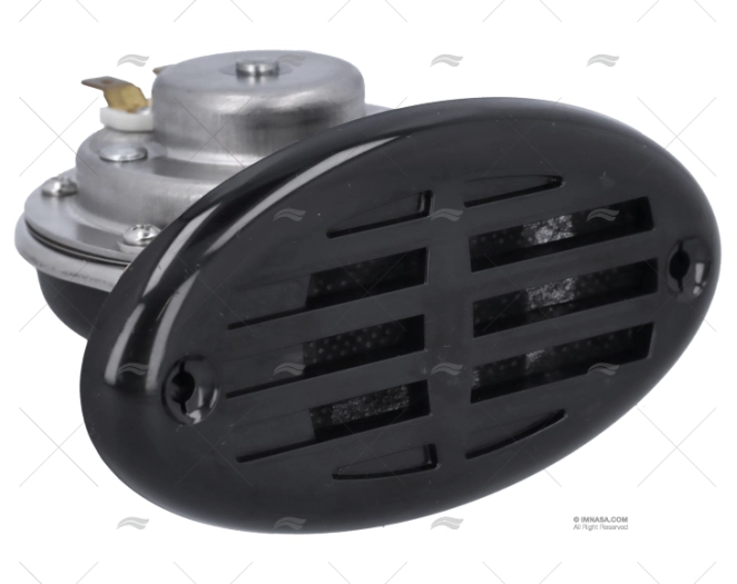 BOCCOLA ELETTRICA 12V 44X83MM BIANCO/NERO