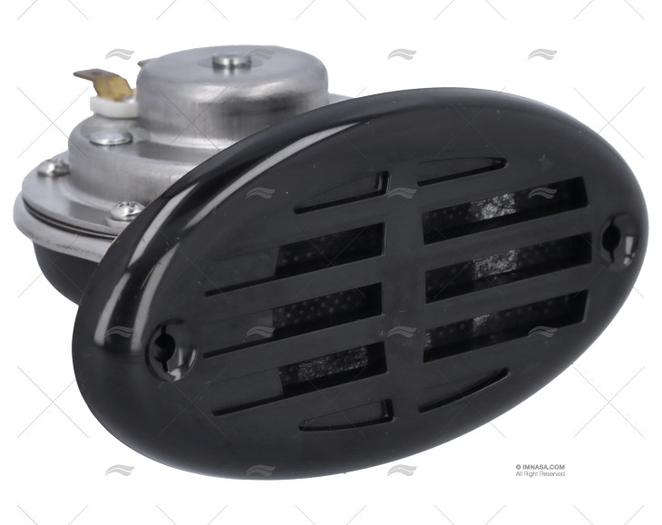 BOCCOLA ELETTRICA 12V 44X83MM BIANCO/NERO