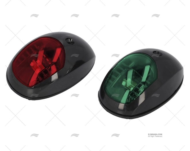 LUCE NAVIGAZIONE KIT BR/ST LED 12V NERA