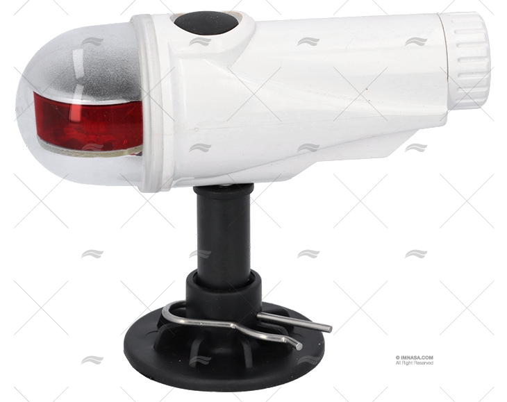 LUCE BICOLORE LED BATTERIE 90º SUPPORTO