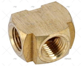 BRASS FITTING RACCORD (T) 1/4"NPT  3POS.