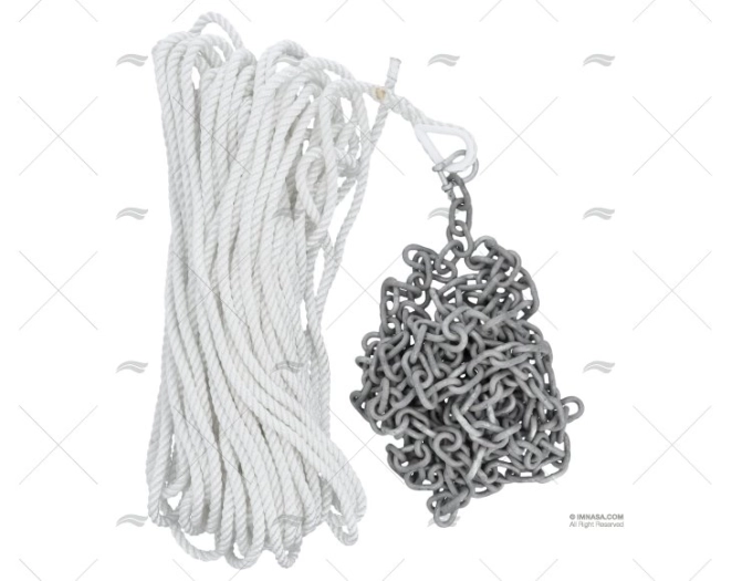 ANCORAGGIO 30m x  8mm + 5m CATENA 6mm