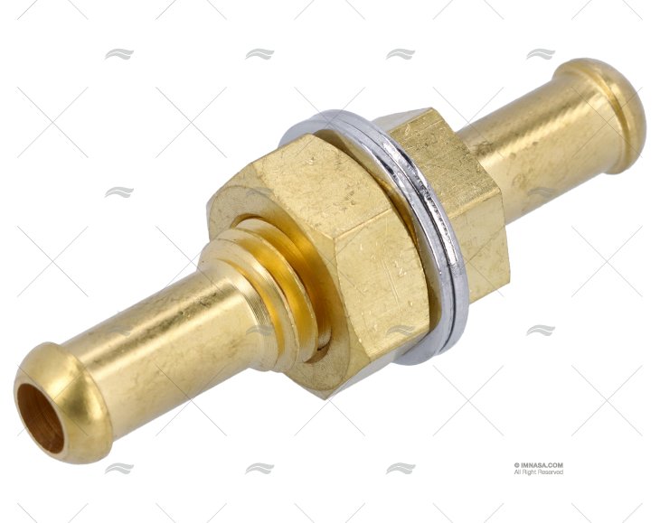 CONNETTORE PASSAPARATIE TUBO 3/8"