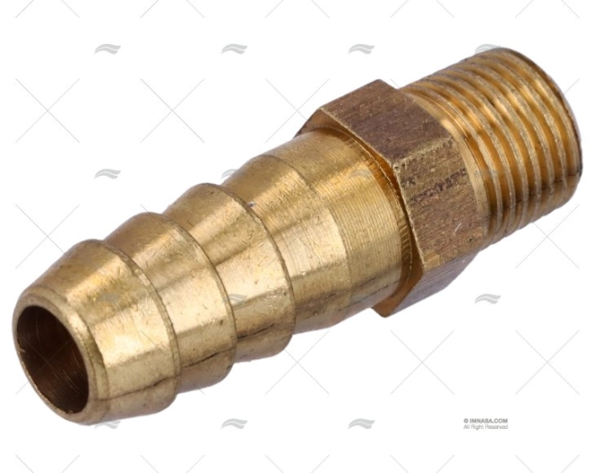 CONNETTORE UNIVERSALE TUBO 3/8"-1/8"NPT