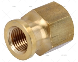 BRASS FITTING  REDUCER  1/8"NPT -1/4" FN