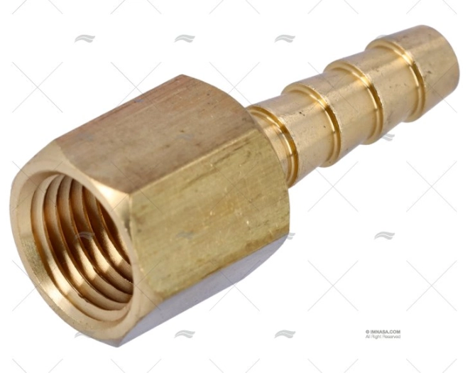 CONNETTORE FEMMINA 1/4" TUBO 1/4"