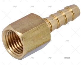 BRASS FITTING  1/4"FNPT TO HOSE 1/4"