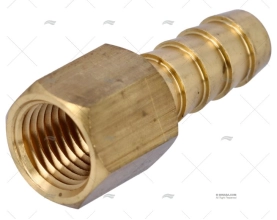 BRASS FITTING  1/4"FNPT TO HOSE 3/8"