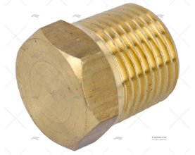 TAMPÃO BRONZE 3/8" NPT