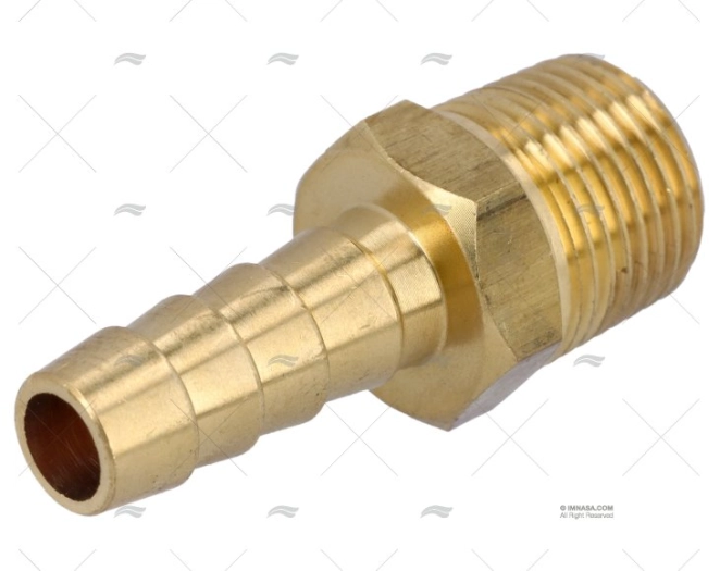 CONNETTORE UNIVERSALE  TUBO 10MM - FILETTATURA 3/