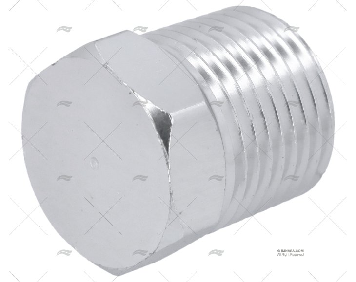 TAPPO ALLUMINIO FILETTATURA 3/8" NPT MASCHIO