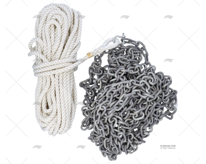 FUNDEIO 30m x 12mm +15m corrente 8mm