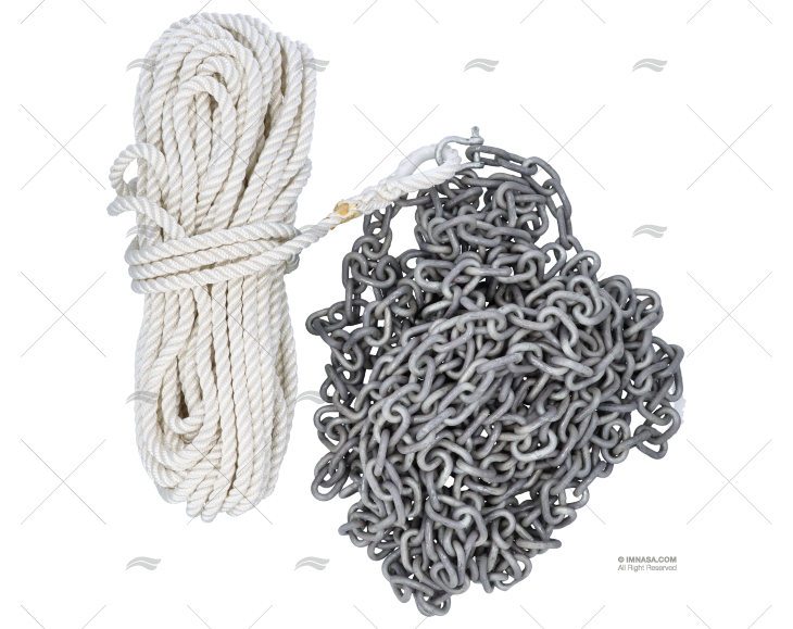 FUNDEIO 30m x 12mm +15m corrente 8mm