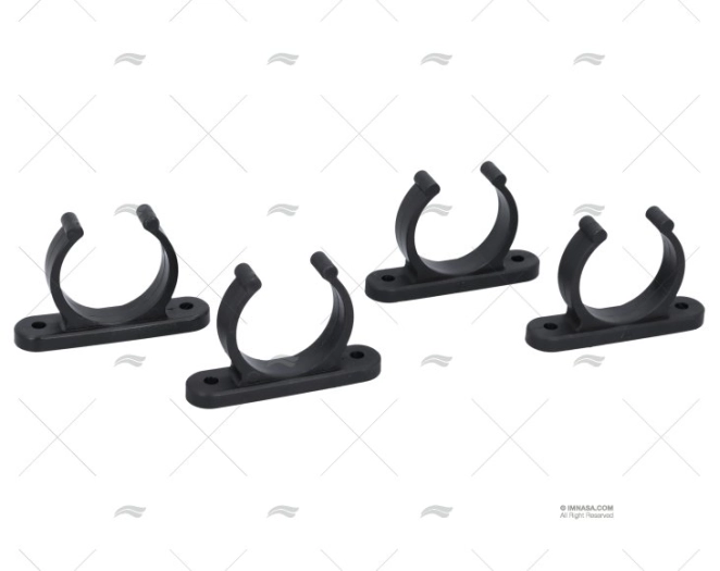 SUPPORTO TUBO 45mm NERO
