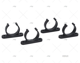 SUPPORTO TUBO 45mm NERO