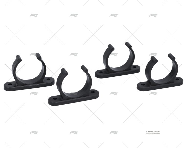 SUPPORTO TUBO 45mm NERO