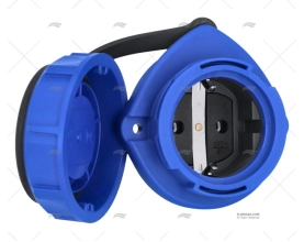 BASE SCHUCO CON COPERCHIO BLU  DIA.72mm