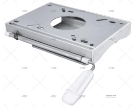 PIASTRINA P/SEDIA C/PASSACAVO PER BAULE 265mm