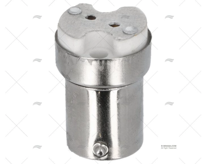 ADATTATORE BASE BA15S    PER LED G4-MR11-MR